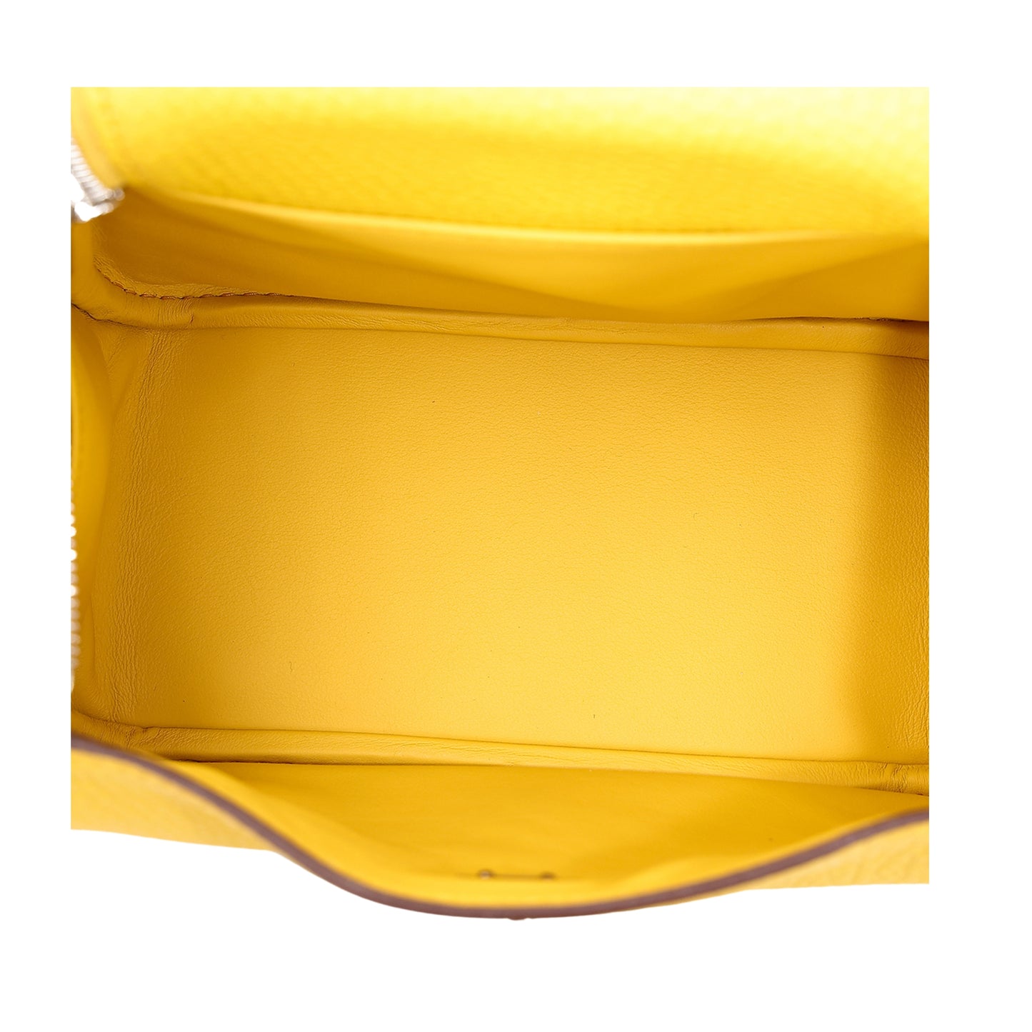 Hermès Lindy 26 Amber Yellow Original Cow Leather Silver & Palladium Hardware