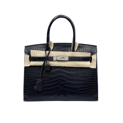 Hermès Birkin 30 Pine Green Premium Cow Leather Palladium Hardware