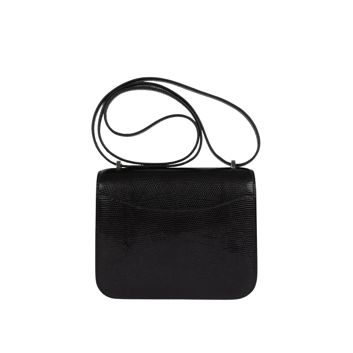 Hermès Constance 19 Black Cow Leather Silver Hardware