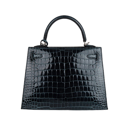 Hermès Kelly 25 Original Imported Togo Calfskin Leather Palladium Hardware