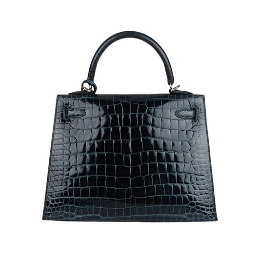 Hermès Kelly 25 Original Imported Togo Calfskin Leather Palladium Hardware