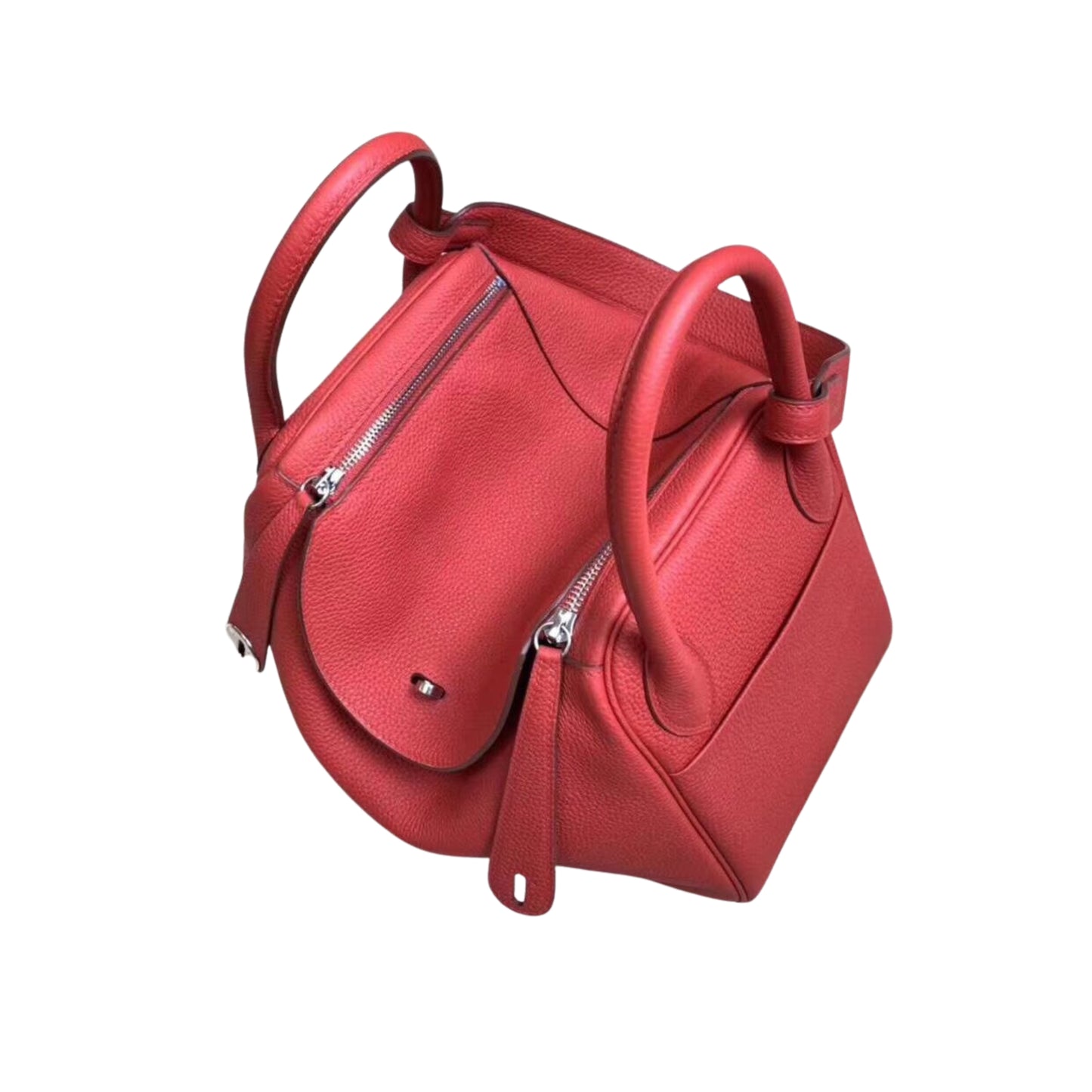 Hermès Lindy 26 Red Cow Leather Golden or Palladium Hardware