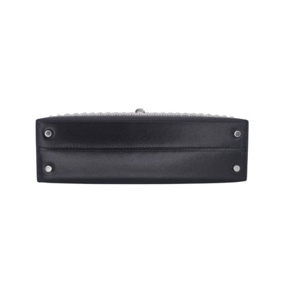 Hermès Mini Kelly 19 Blue Premium Cow Leather Palladium Hardware