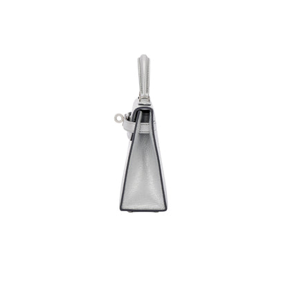 Hermès Kelly Mini KL19 Olympic Commemorative Edition Cow Leather Silver Hardware