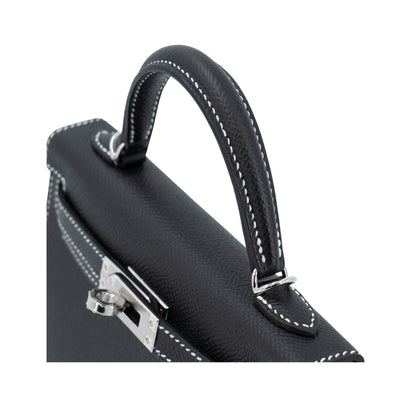 Hermès Kelly 25 Premium Cow Leather Palladium Hardware