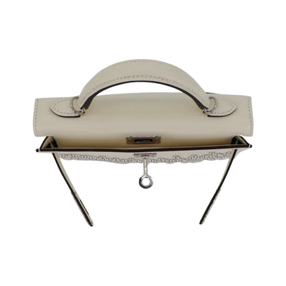 Hermès Mini Kelly II 19 Premium Cow Leather Palladium Hardware