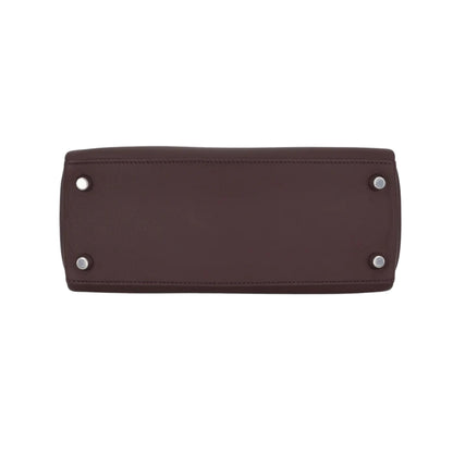 Hermès Kelly 25 Premium Cow Leather Palladium Hardware