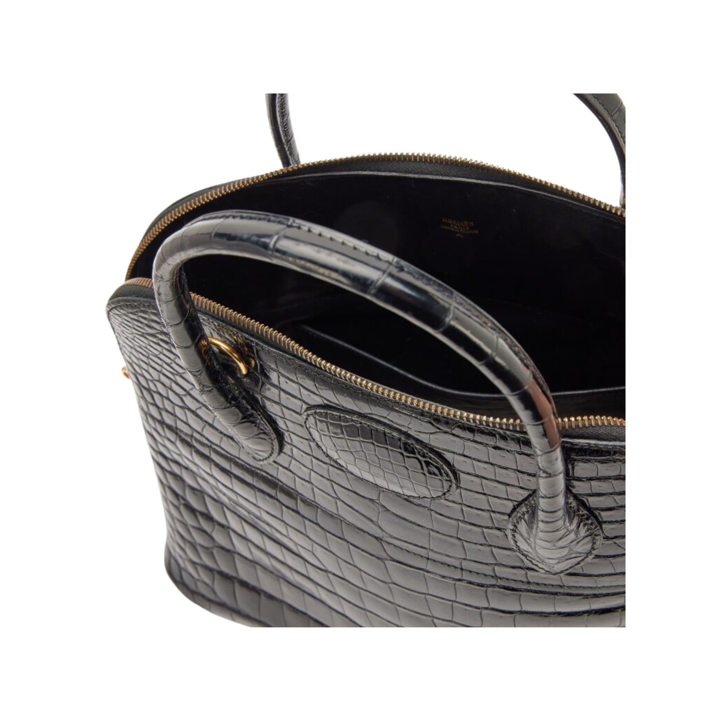 Hermès Mini Bolide Black Cow Leather