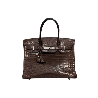 Hermès Birkin 25 Premium Cow Leather Platinum Palladium Hardware