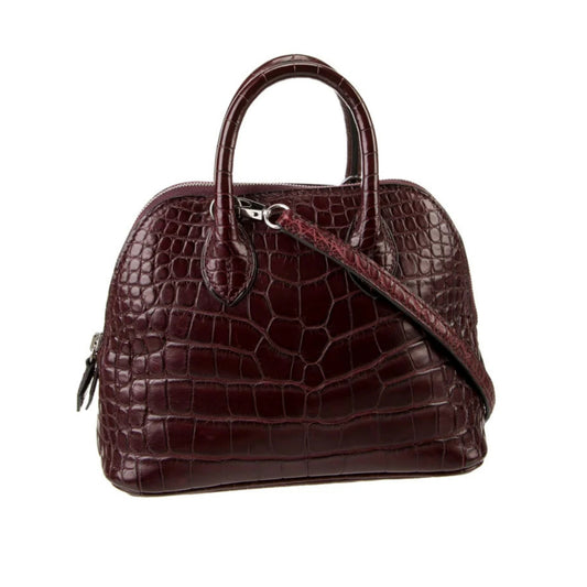 Hermès Mini Bolide Premium Cow Leather Palladium Hardware