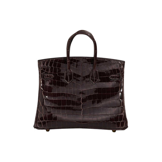 Hermès Birkin 25 Premium Cow Leather Platinum Palladium Hardware