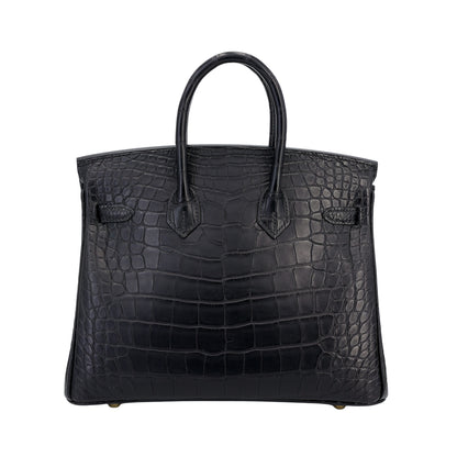 Hermès Birkin 30 Premium Cow Leather Black with Golden Hardware