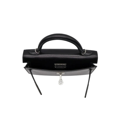 Hermès Mini Kelly 19 Premium Cow Leather Palladium Hardware