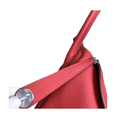 Hermès Lindy 26 Red Cow Leather Golden or Palladium Hardware