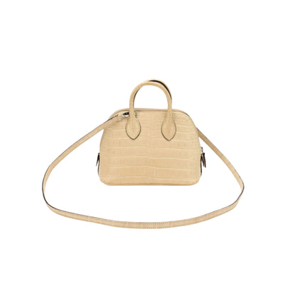 Hermès Mini Bolide Off-White Premium Cow Leather