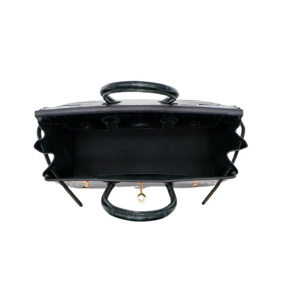 Hermès Birkin 30cm Premium Cow Leather Black Golden Hardware