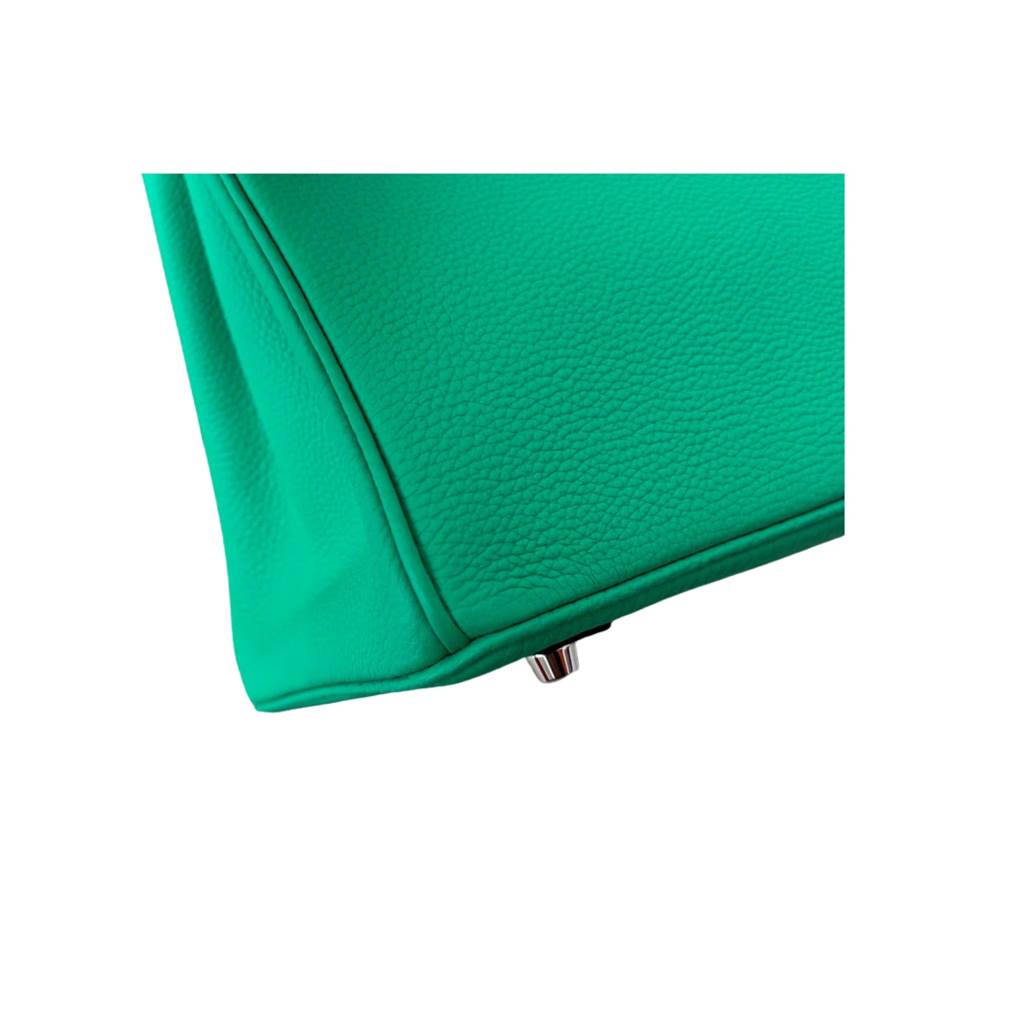 Hermès Birkin 25cm Bamboo Green Cow Leather Palladium Hardware