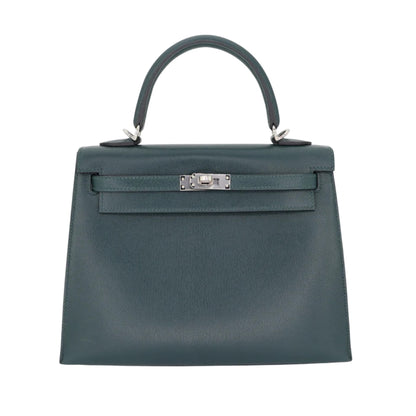 Hermès Kelly 25 Premium Cow Leather Handbag – Timeless Luxury Craftsmanship