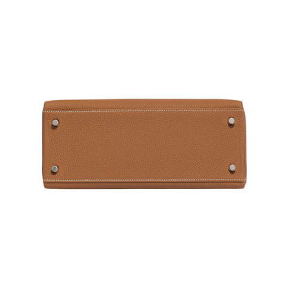 Hermès Kelly 25 Premium Cow Leather Silver Hardware