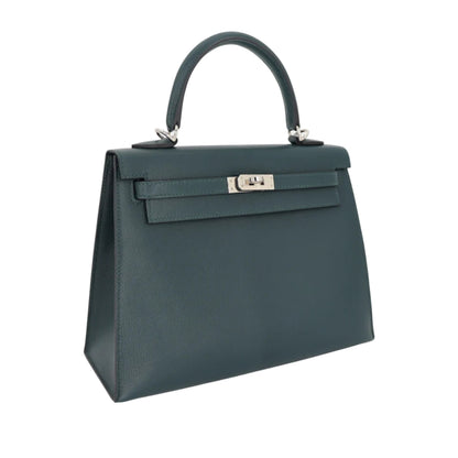 Hermès Kelly 25 Premium Cow Leather Handbag – Timeless Luxury Craftsmanship
