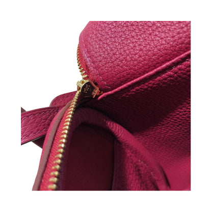 Hermès Lindy 26 Imported Red Wine Cow Leather