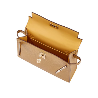 Hermès Kelly Mini KL19 Olympic Commemorative Edition Cow Leather Silver Series
