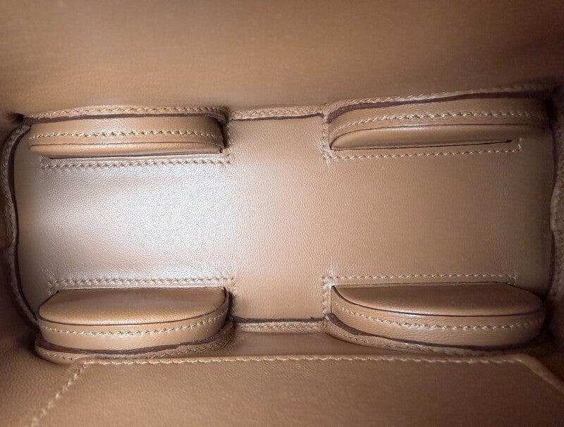 Hermès Bolide on Wheels 37 Premium Cow Leather Golden Brown with Orange Wheels